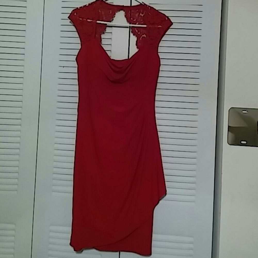 Cache Red Dress Size 6